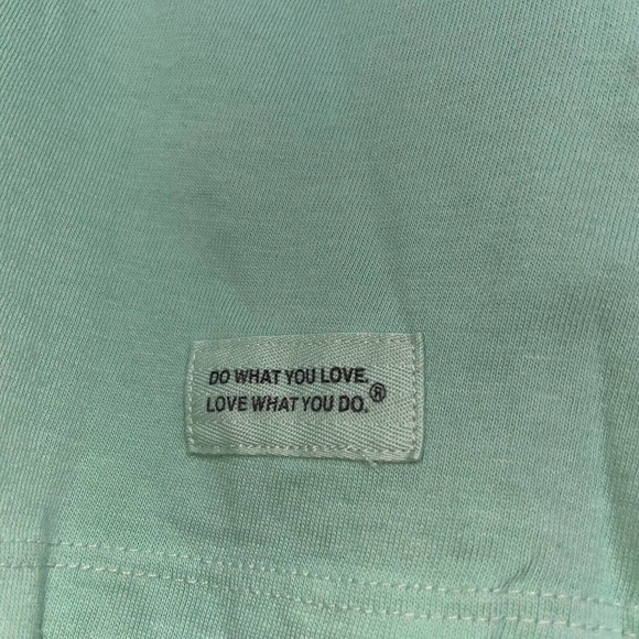 Life is Good Womens Crusher T Tshirt Light Green Large - Picture 5 of 6